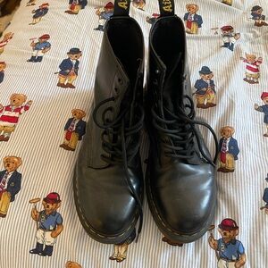 Black Dr. Marten boots size 9 men 1406